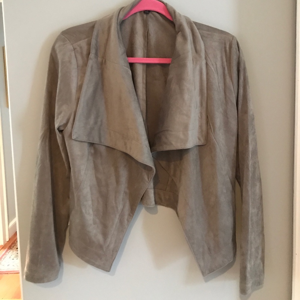 Romeo and Juliet Couture Faux Suede Jacket